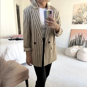 New with tags Zara striped blazer
